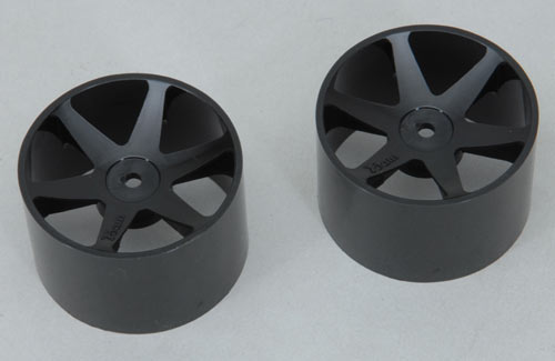 Cen Car Spares Wheel-6 Spoke/Black/1:10 (Pk2) Foam Z-CENG84231B (Box 119)