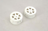 Cen Car Spares Wheel-6 Spoke/White/1:10/Pk2 - CT5 G84246 (Box 108)