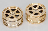 Cen Car Spares Wheel-6 Spoke/Gold/1:10 (Pk2) G84285 (Box 108)