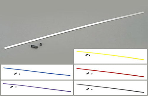 Dubro Antenna Tube w/Cap Assorted Neon Colours (6 pcs)