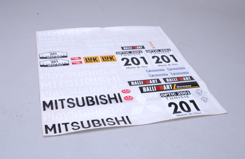 FG Modellsport Car Spares Team Decals Pajero 6217
