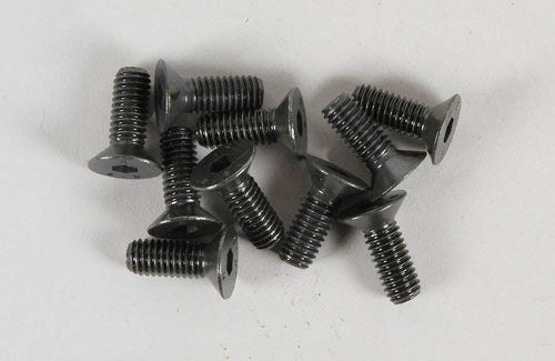 FG Modellsport Car Spares Countersunk Cap Screw 6x16mm (Pk10)  06723/16 (Box 77)
