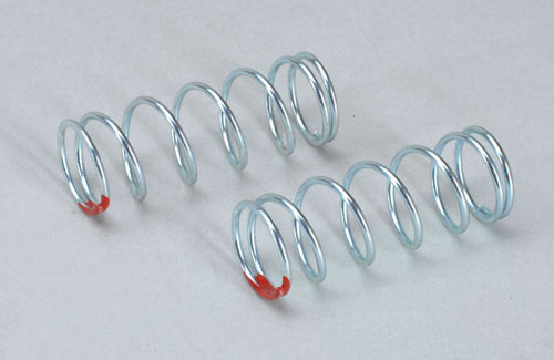 FG Modellsport Car Spares Damper Spring Sht (Red) 1.7x55 (2)  07210/2 (Box 84)