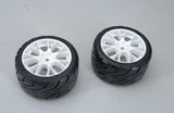 FG Modellsport Car Spares Front Tyres R1-A/XSOFT glued (Pk2)  08526/2