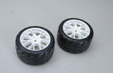FG Modellsport Car Spares Front Tyres R2-B/SOFT glued (Pk2)  08527/2