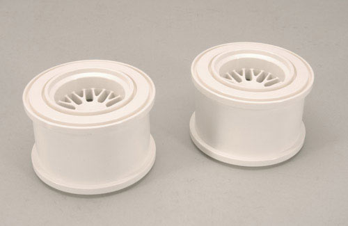 FG Modellsport Car Spares Rear Wheel For F1 White (Pk2) 10111 (Storeroom)