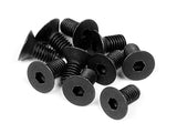 HPI Flat Head Screw M3x6mm - Hex Socket/10pieces
