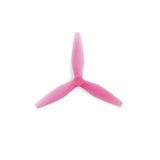 HQProp 5x4.3x3V1S SLP-PC Tri-Blade Durable Propellers (2x CW + 2x CCW) - Light Pink