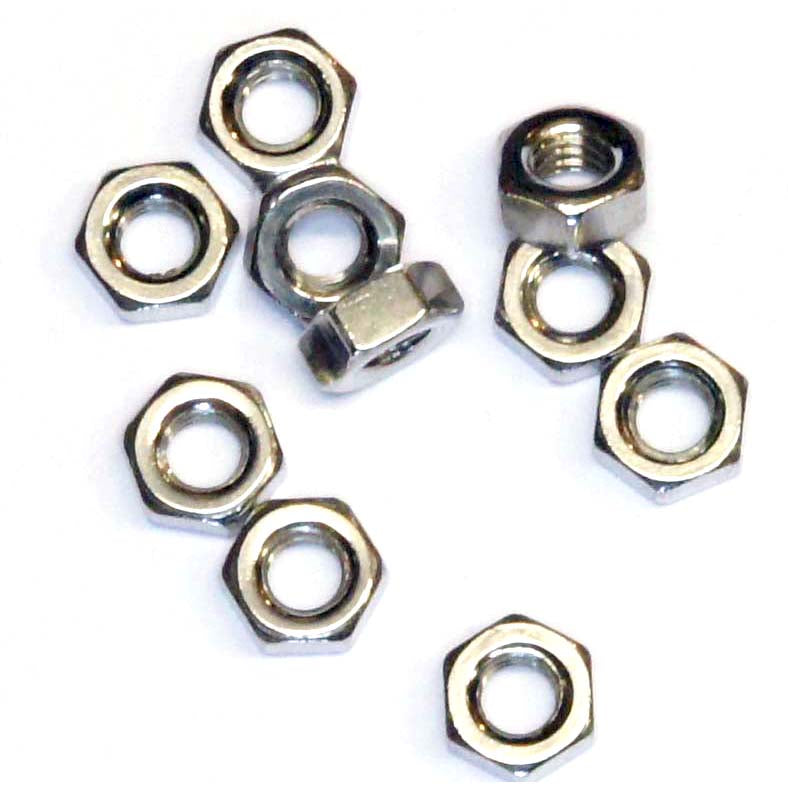 M4 Plain Half Nuts - pack of 10