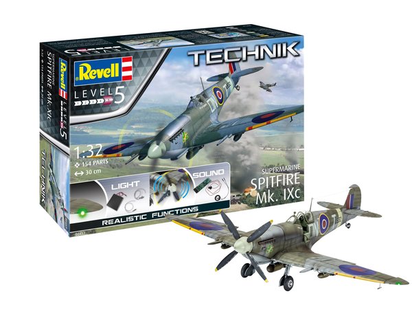 Revell 1/32 Technik Supermarine Spitfire Mk.IXc 00457