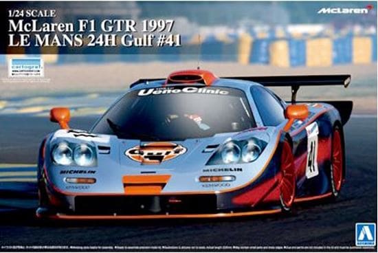 Aoshima 1/24 McLAREN F1 GTR LE MANS 24HR GULF 00752