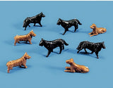 Modelscene 5102 1:76 Scale Dogs - 00 Gauge