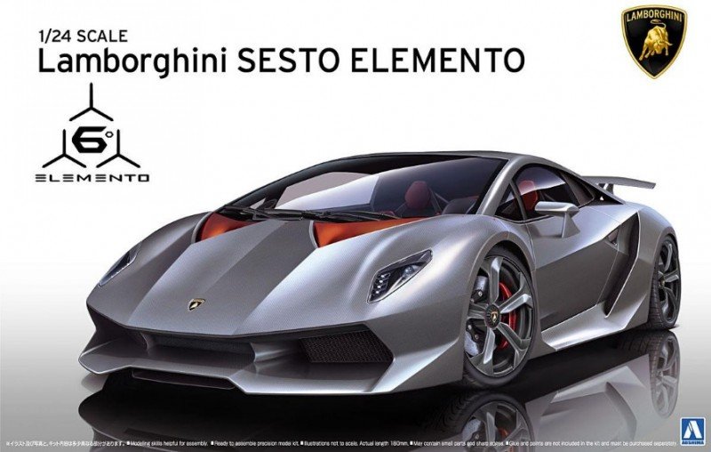 Aoshima 1/24 Lamborghini Sesto Elemento 01073