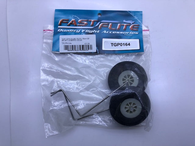 TOP GUN PARK-FLITE TB20 EP REAR LANDING GEAR 50mm foam wheels (Box 91)