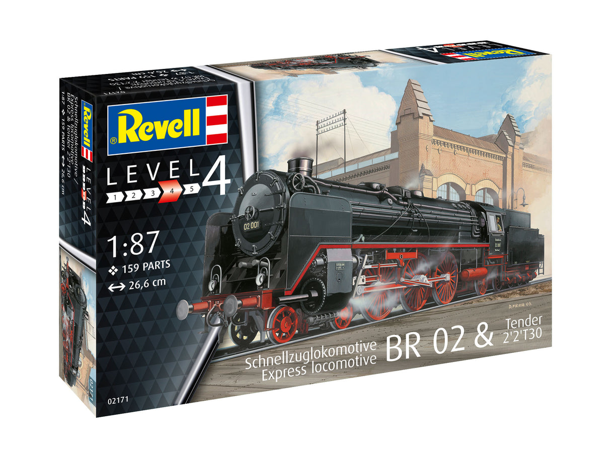 Express locomotive BR 02 & Tender 22T30 1:87