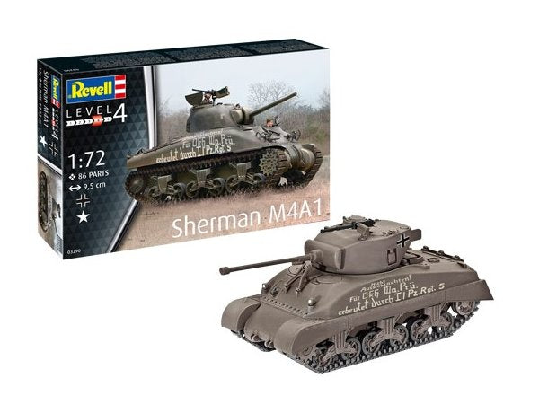 Revell 1/72 Sherman M4A1 Model Kit