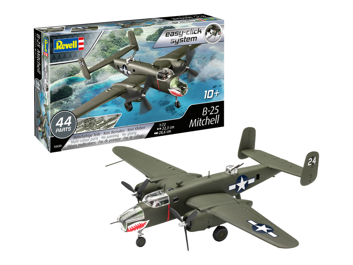 Revell 1/72B-25 Mitchell easy-click-system Kit 03650