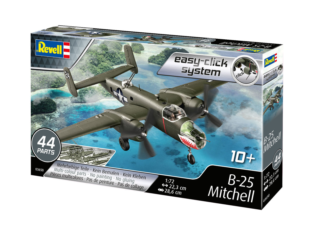 Revell 1/72B-25 Mitchell easy-click-system Kit 03650