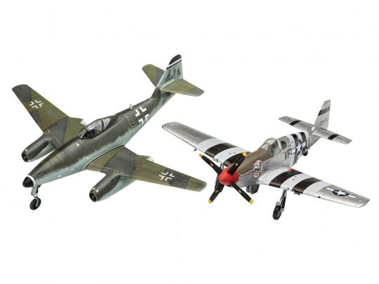 Combat Set Messerschmitt Me262 & P-51B Mustang