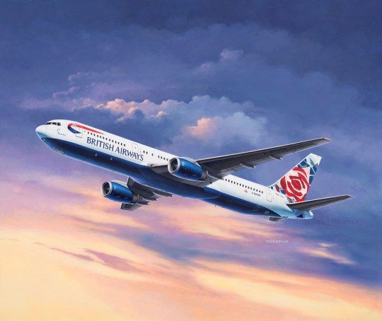 Revell 1/144 Boeing 767-300ER British Airways Chelsea Rose 03862
