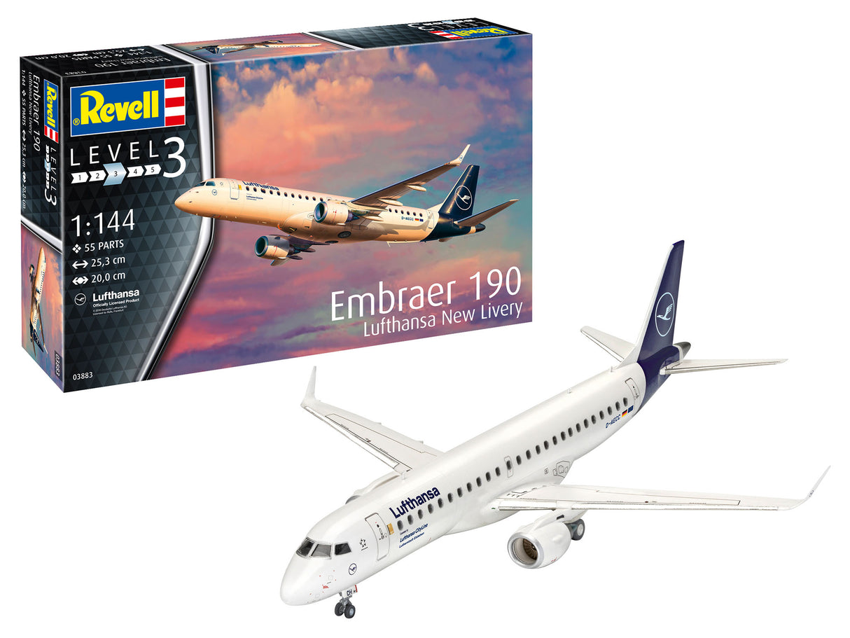 Revell 1/144 Embraer 190 Lufthansa New Livery 03883