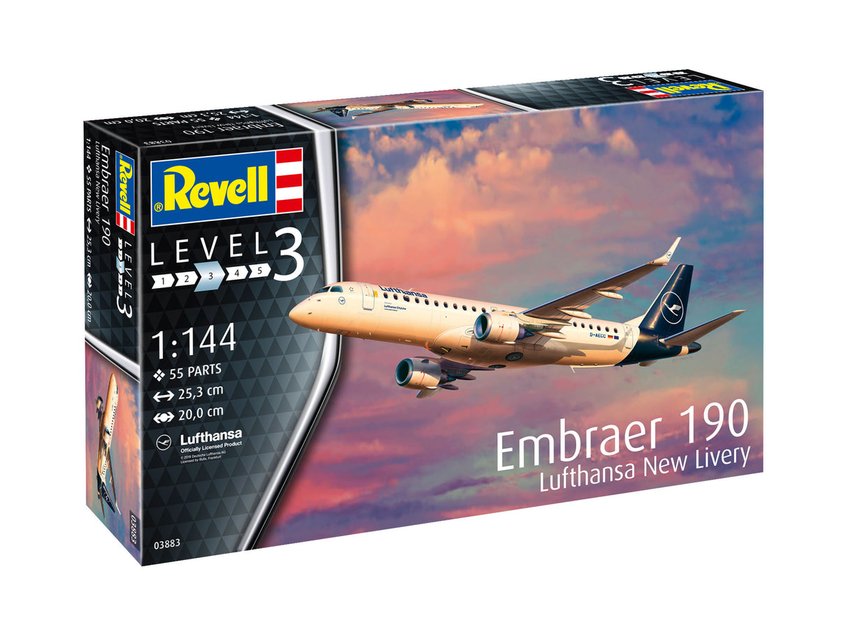 Revell 1/144 Embraer 190 Lufthansa New Livery 03883