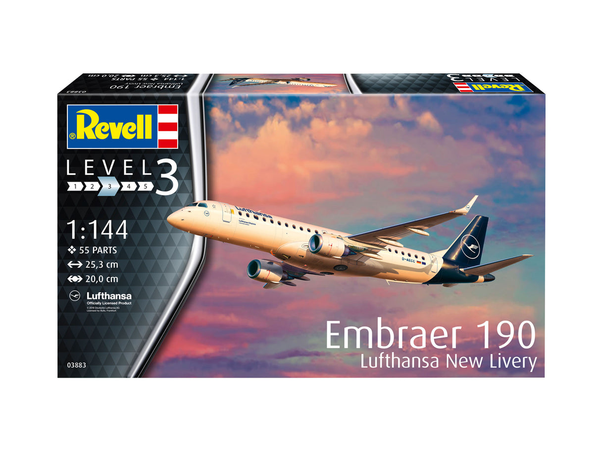 Revell 1/144 Embraer 190 Lufthansa New Livery 03883