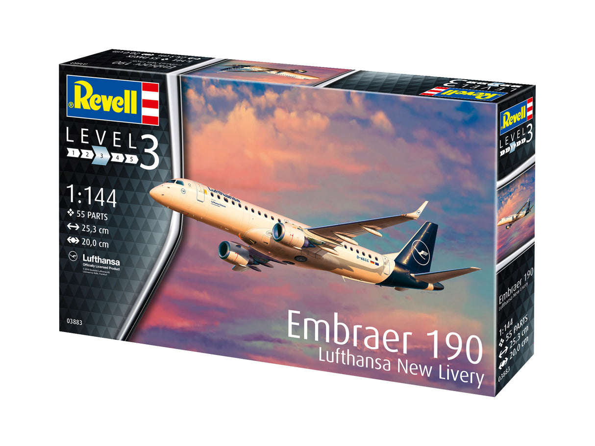 Revell 1/144 Embraer 190 Lufthansa New Livery 03883