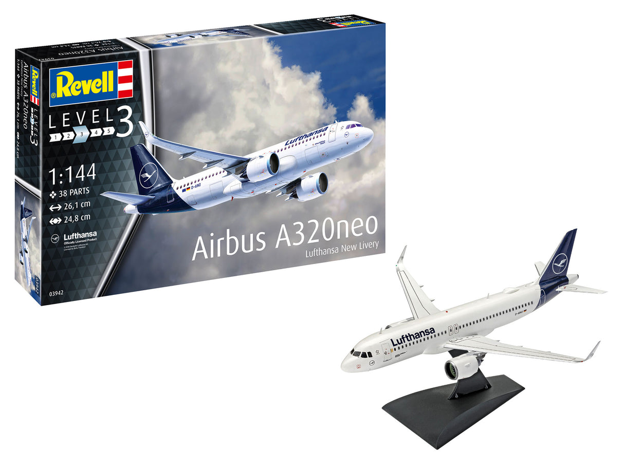 Revell 1/144 Airbus A320neo Lufthansa New Livery 03942