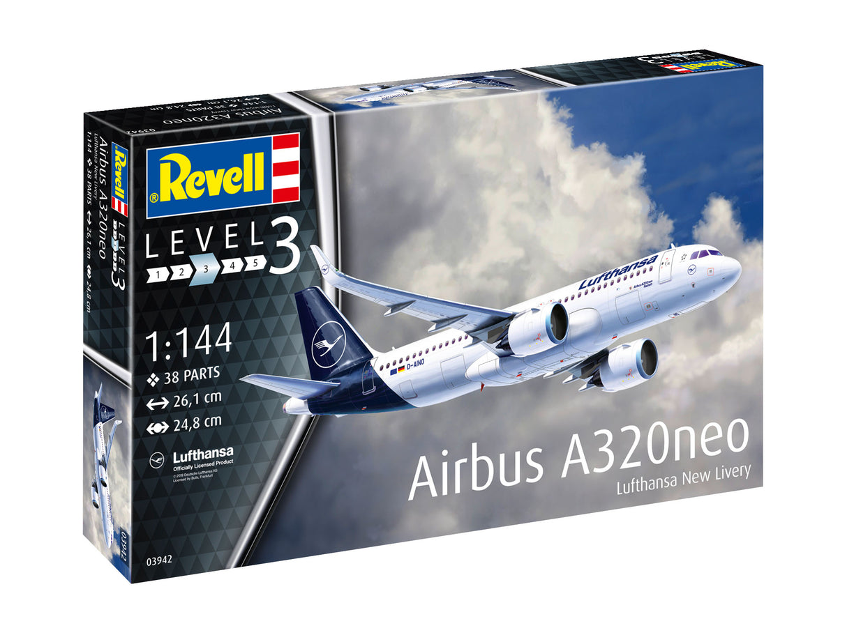 Revell 1/144 Airbus A320neo Lufthansa New Livery 03942