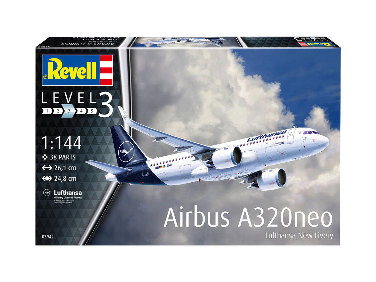 Revell 1/144 Airbus A320neo Lufthansa New Livery 03942