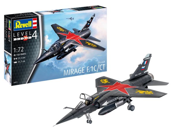 Plastic Kit REVELL 1/72 DASSAULT MIRAGE F.1C MODEL KIT
