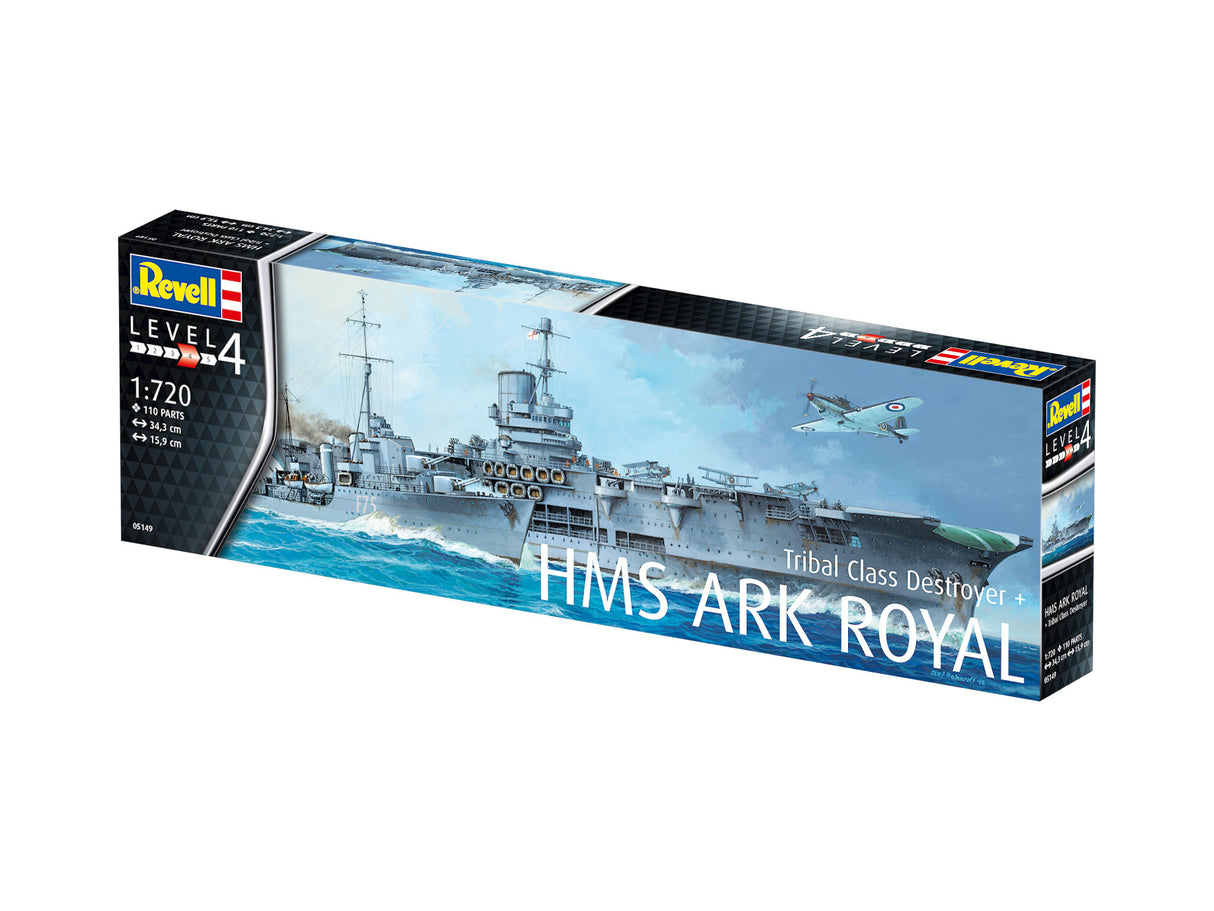 Revell 1/720 HMS Ark Royal & Tribal Class Destroyer 05149