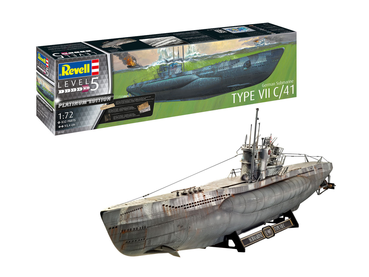 German Submarine Type VII C/41 1:72