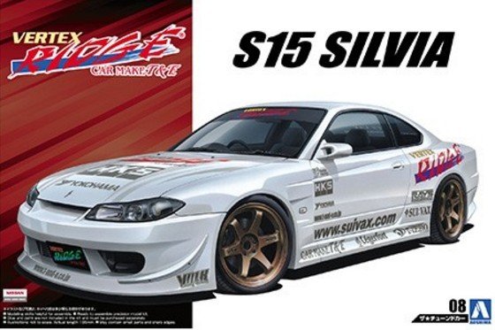 Aoshima 1/24 NISSAN VERTEX S15 SILVIA TUNED VERSION 05214