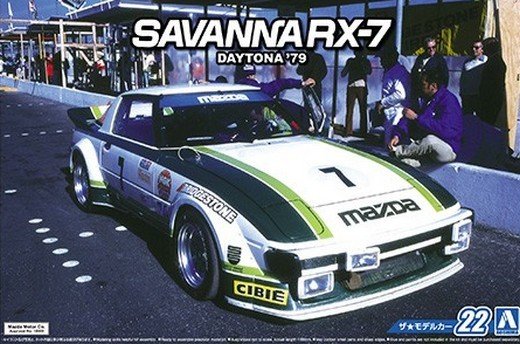 Aoshima 1/24 MAZDA RX7 SAVANNA DAYTONA 1979 05229