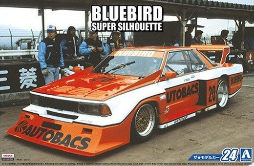 Aoshima 1/24 NISSAN BLUEBIRD SUPER SILHOUETTE  1983 05231