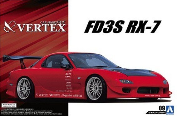 Aoshima 1/24 MAZDA VERTEX FD3S RX-7 1999 05239