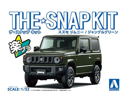 Aoshima 1/32nd SNAP KIT SUZUKI JIMNY GREEN KIT