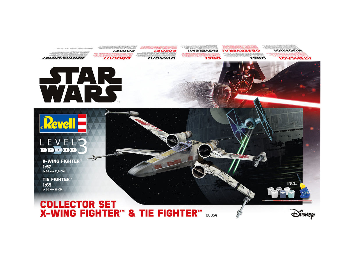 Gift Set X-Wing Fighter & TIE Fighter 1:57 & 1:65