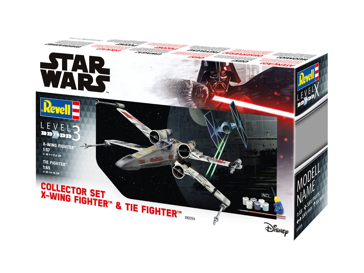Gift Set X-Wing Fighter & TIE Fighter 1:57 & 1:65