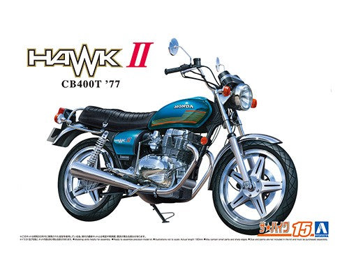 Aoshima 1/12 HONDA CB400T HAWK-II 1977 06265