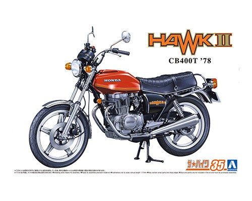 Aoshima 1/12 HONDA CB400T HAWK-II 1978 06304