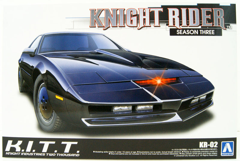 Aoshima 1/24 Knight 2000 K.I.T.T Season III Plastic Model