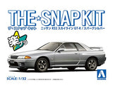 Aoshima 1/32nd SNAP KIT SKYLINE GT-R SILVER SPARK 063569