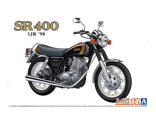 Aoshima 1/12 YAMAHA 1JR SR400 1998 Motorbike Kit 64986