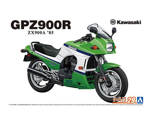Aoshima 1/12 KAWASAKI GPZ900R NINJA 1985 Motorbike kit 64993