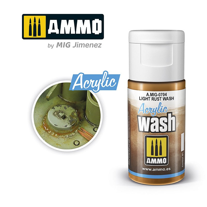 Ammo Acrylic Light Rust Wash MIG0704