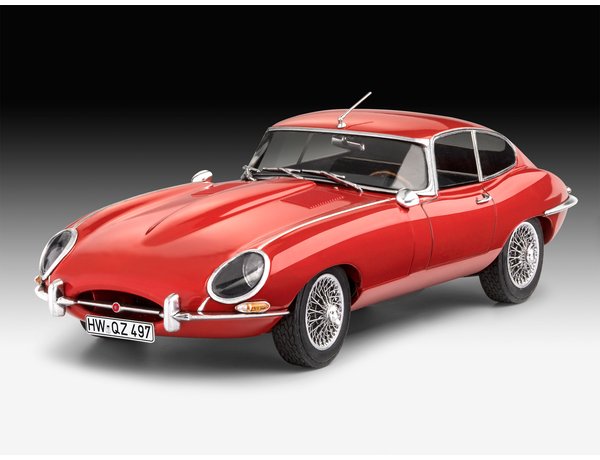 REVELL 1/24 JAGUAR E TYPE COUPE MODEL KIT