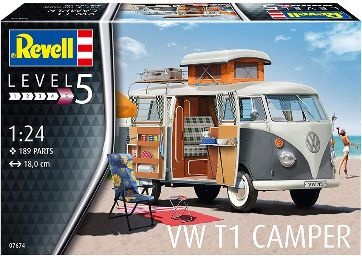 VW T1 Camper Model kit 1:24 Scale